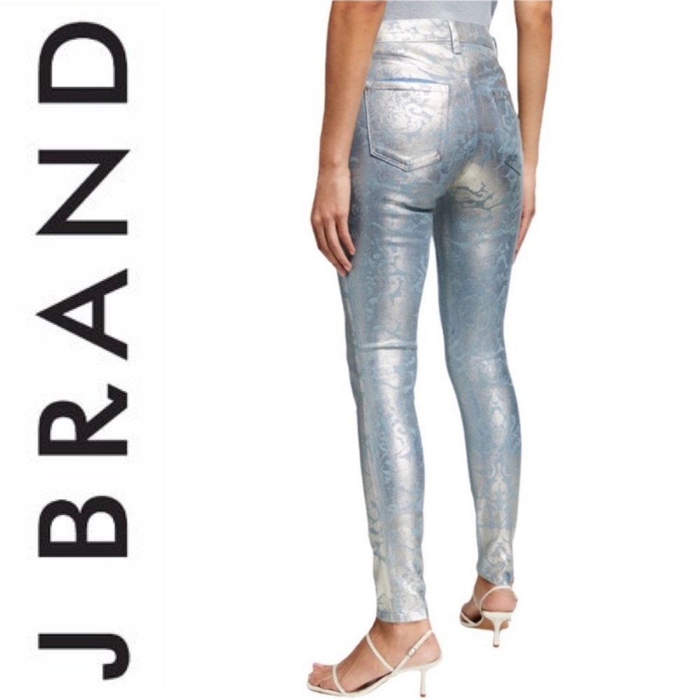 🌟NWT J BRAND MARIA JEANS IN BAROQUE FOIL